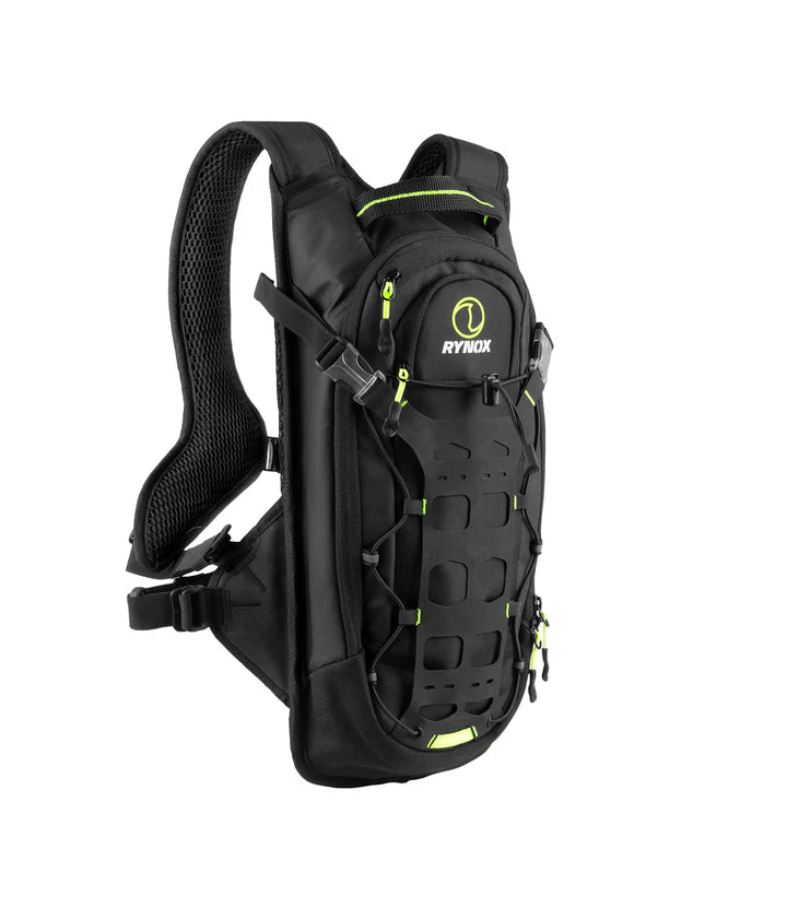 RYNOX NAVIGATOR HYDRATION BACKPACK - BLACK HI-VIZ GREEN