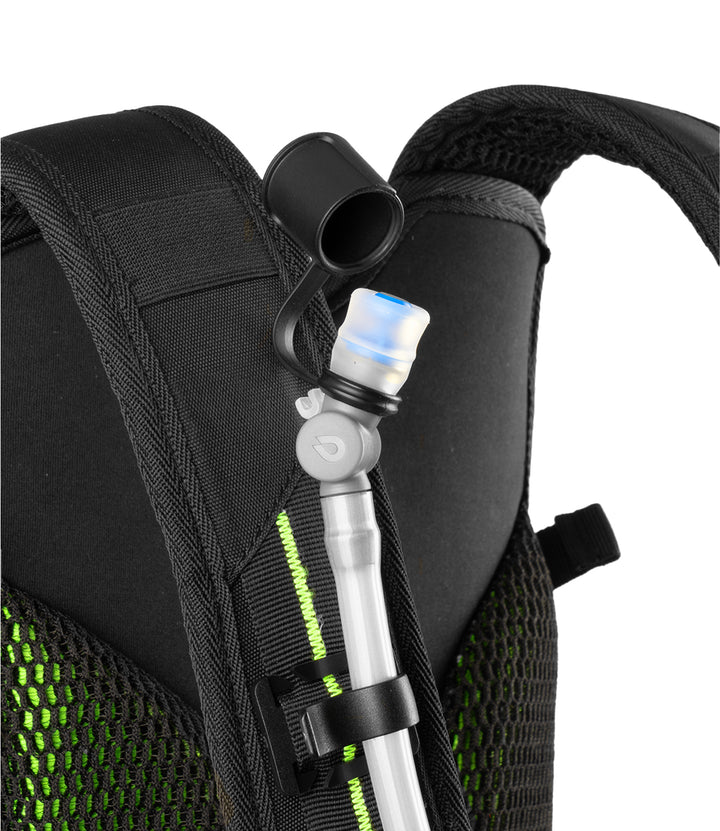 RYNOX NAVIGATOR HYDRATION BACKPACK - BLACK HI-VIZ GREEN