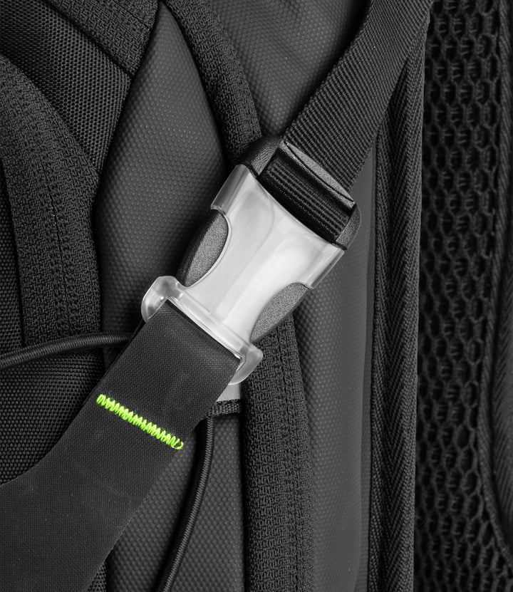 RYNOX NAVIGATOR HYDRATION BACKPACK - BLACK HI-VIZ GREEN