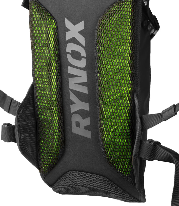 RYNOX NAVIGATOR HYDRATION BACKPACK - BLACK HI-VIZ GREEN