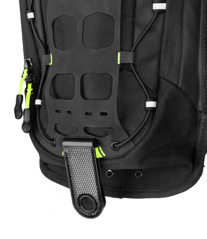 RYNOX NAVIGATOR HYDRATION BACKPACK - BLACK HI-VIZ GREEN