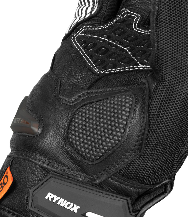 RYNOX TORNADO PRO 4 GLOVES - BLACK WHITE