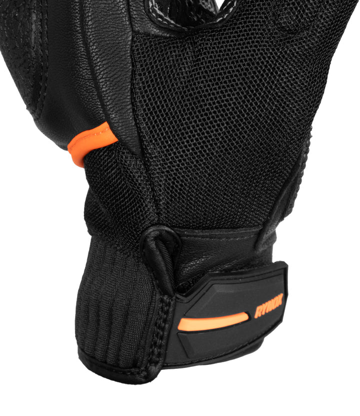 RYNOX TORNADO PRO 4 GLOVES - BLACK ORANGE