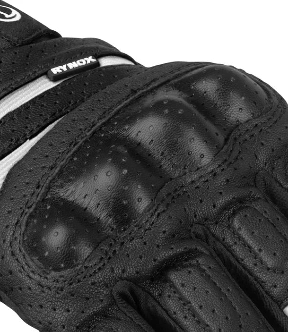 RYNOX AIR GT GLOVES - BLACK WHITE