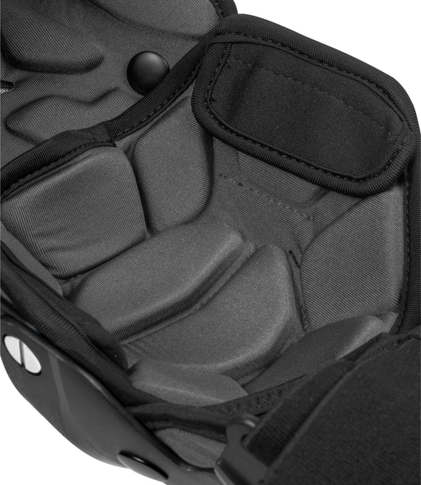RYNOX BASTION BIONIC KNEE GUARDS - BLACK HI-VIZ GREEN