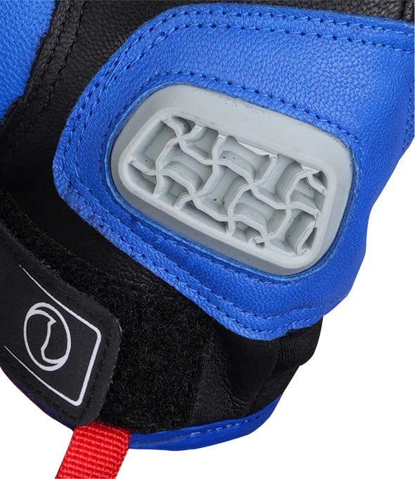 RYNOX GRAVEL DUALSPORT GLOVES - HI-VIZ GREEN BLUE