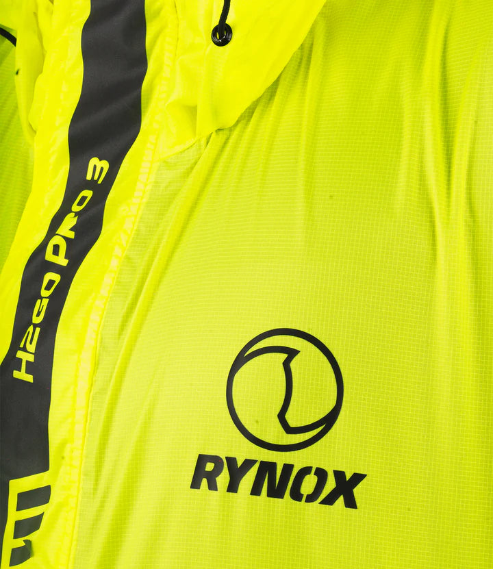 RYNOX H2GO PRO 3 RAIN JACKET - HI-VIZ GREEN