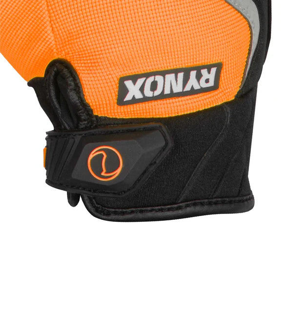 RYNOX HELIUM GT GLOVES - BLACK ORANGE