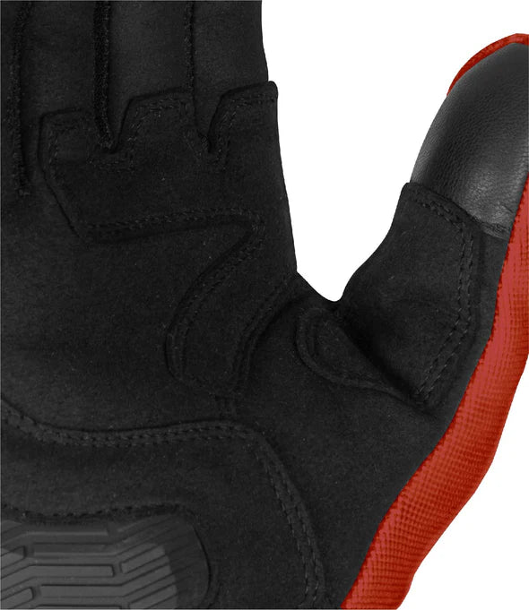 RYNOX HELIUM GT GLOVES - BLACK RED