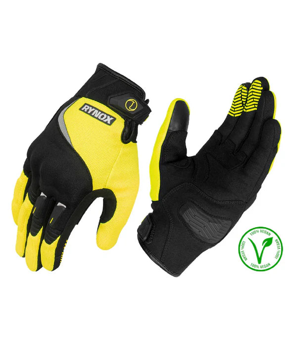 RYNOX HELIUM GT GLOVES - BLACK YELLOW