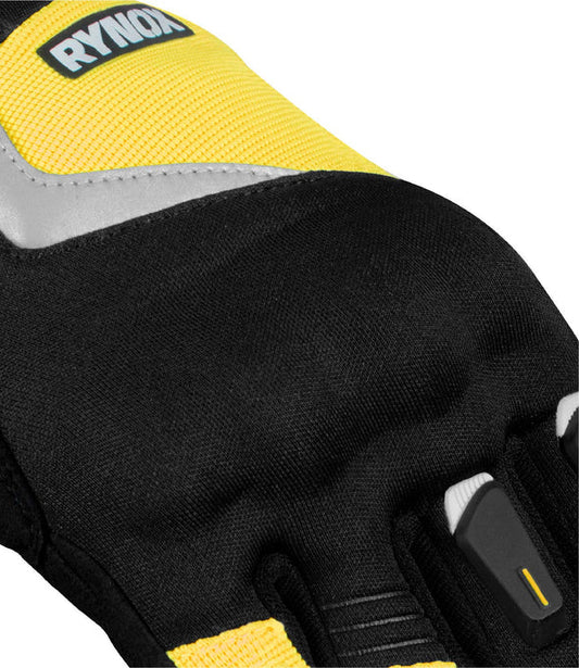RYNOX HELIUM GT GLOVES - BLACK YELLOW