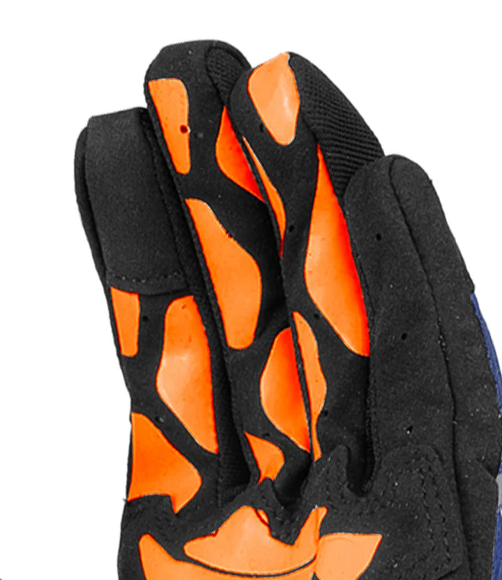RYNOX RIDGE PRO OFFROAD GLOVES - BLUE ORANGE