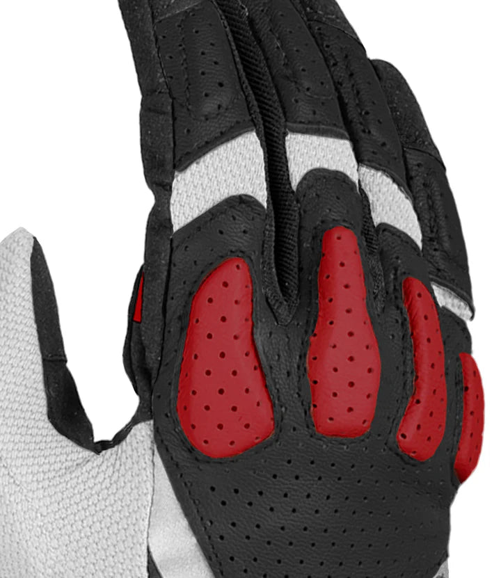 RYNOX RIDGE PRO OFFROAD GLOVES - BLACK RED