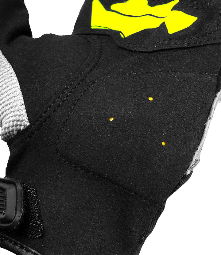 RYNOX RIDGE PRO OFFROAD GLOVES - BLUE HI-VIZ GREEN
