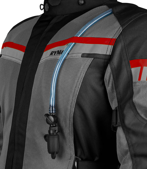 RYNOX STEALTH AIR PRO JACKET - BLACK GREY RED