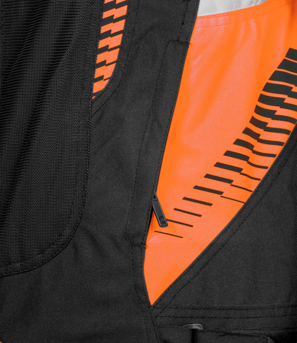 RYNOX TORNADO PRO 4 JACKET - CE CERTIFIED CLASS A - BLACK ORANGE