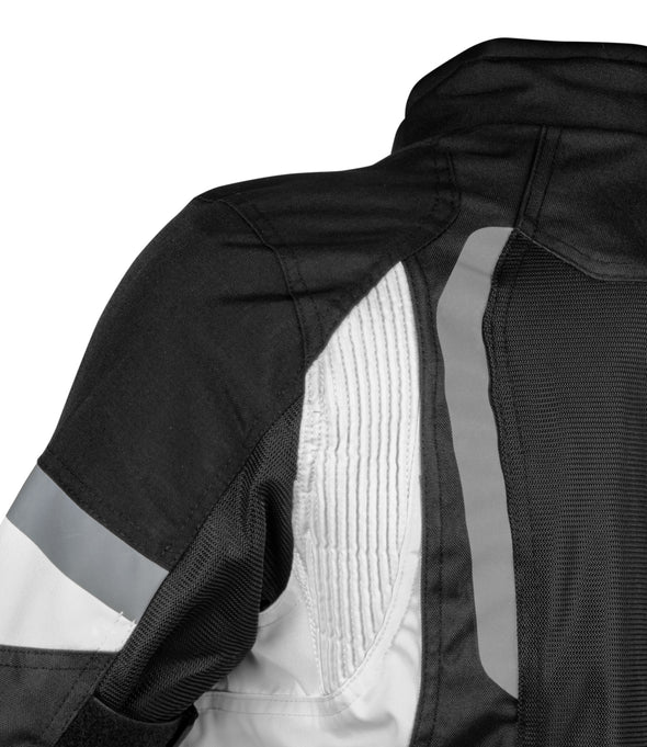 RYNOX TORNADO PRO 4 JACKET - CE CERTIFIED CLASS A - BLACK WHITE