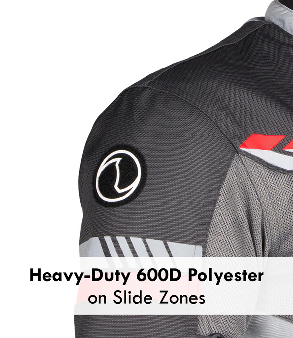 RYNOX AIR GT 4 JACKET - GREY RED