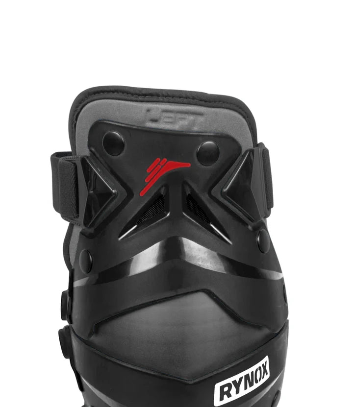 RYNOX BASTION BIONIC KNEE GUARDS - BLACK RED
