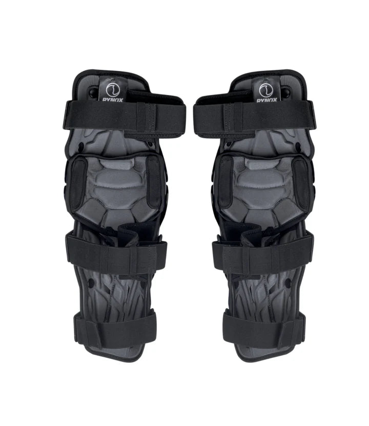 RYNOX BASTION BIONIC KNEE GUARDS - BLACK RED