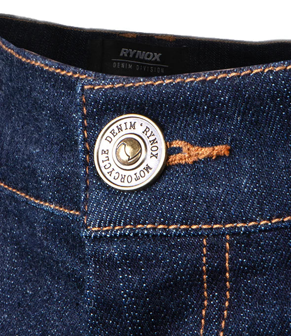 RYNOX DOWNTOWN PRO MOTORCYCLE JEANS WITH RHEON™ PROTECTORS - INDIGO BLUE