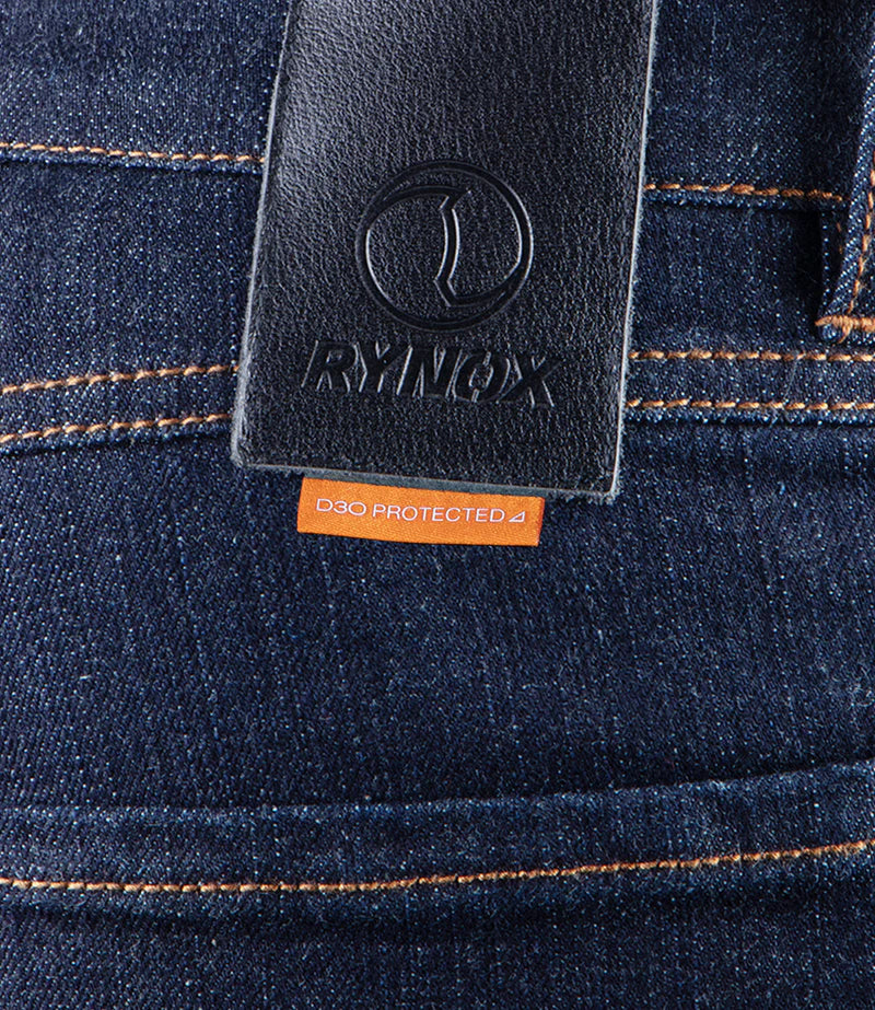RYNOX DOWNTOWN PRO MOTORCYCLE JEANS WITH D3O® PROTECTORS - INDIGO BLUE