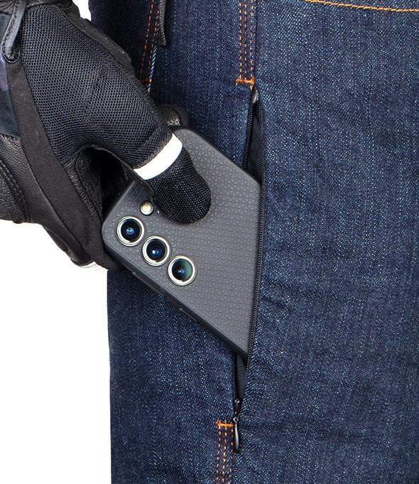 RYNOX DOWNTOWN PRO MOTORCYCLE JEANS WITH D3O® PROTECTORS - INDIGO BLUE