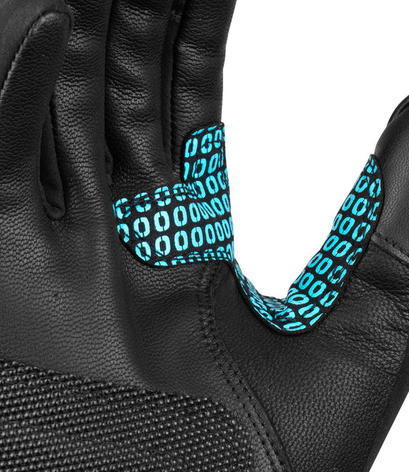 RYNOX DRY ICE INSULATED WATERPROOF GLOVES - BLACK BLUE