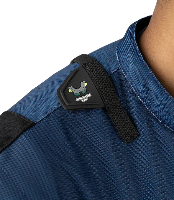 RYNOX DUNE NEO TRAIL OFFROAD JACKET - BLUE HI-VIZ GREEN