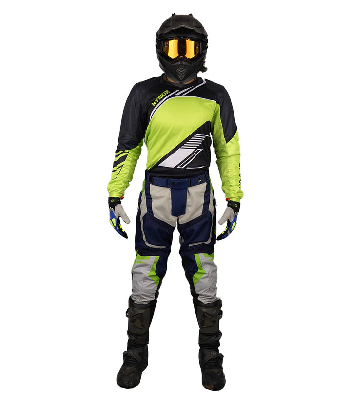 RYNOX FRONTIER PRO OFFROAD JERSEY - GREEN BLACK