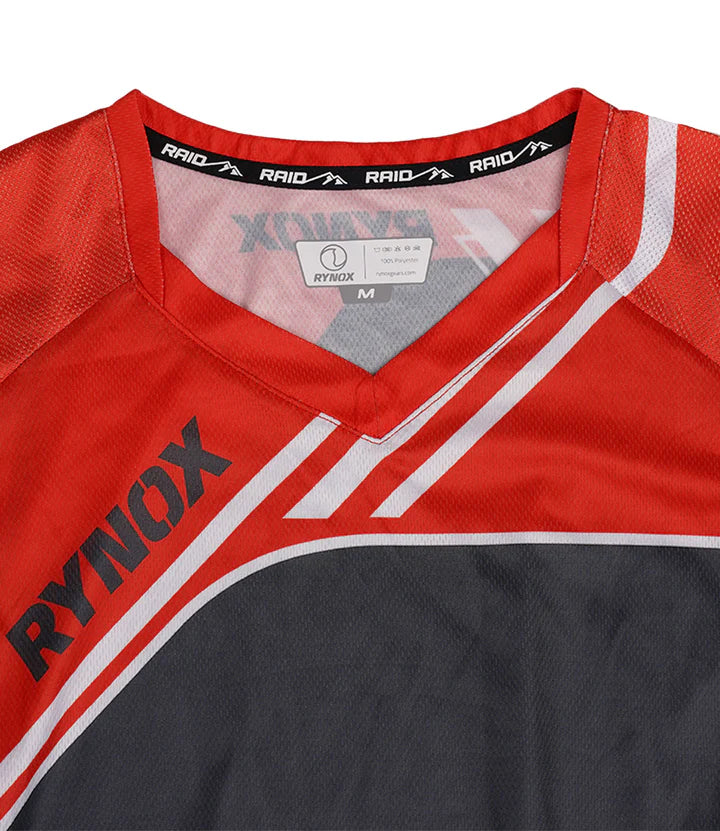 RYNOX FRONTIER PRO OFFROAD JERSEY - RED BLACK
