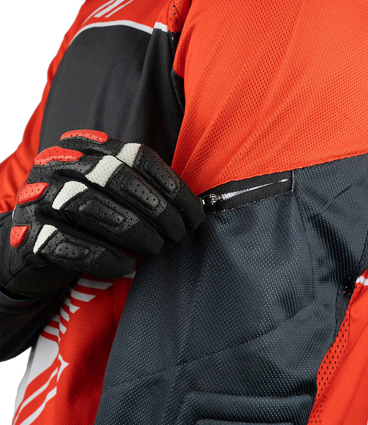 RYNOX FRONTIER PRO OFFROAD JERSEY - RED BLACK