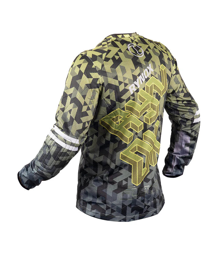 RYNOX FUSION NEO OFFROAD JERSEY - CAMO GREEN