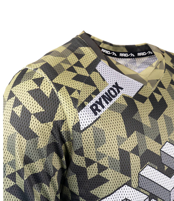 RYNOX FUSION NEO OFFROAD JERSEY - CAMO GREEN