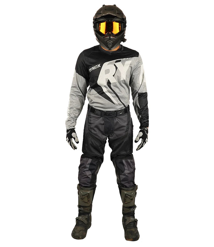 RYNOX SWITCHBACK NEO OFFROAD JERSEY - BLACK GREY