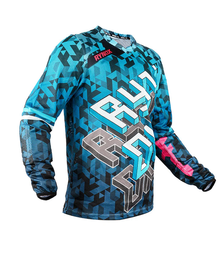 RYNOX FUSION NEO OFFROAD JERSEY - CYBER BLUE