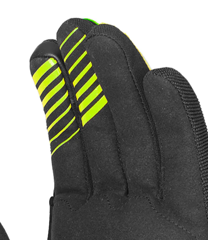 RYNOX HELIUM GT 2 GLOVES - BLACK HI-VIZ GREEN