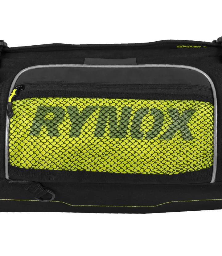 RYNOX NAVIGATOR TAIL BAG 50L - BLACK HI-VIZ GREEN