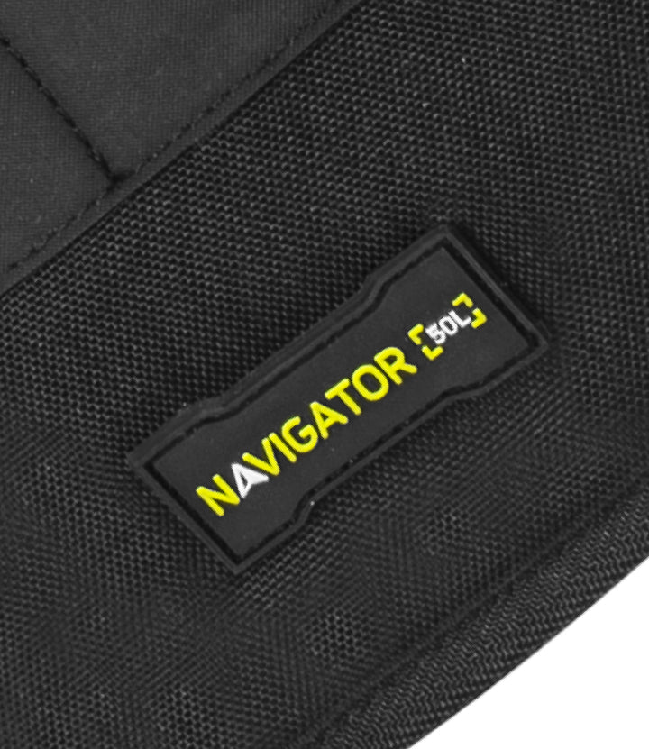 RYNOX NAVIGATOR TAIL BAG 50L - BLACK HI-VIZ GREEN