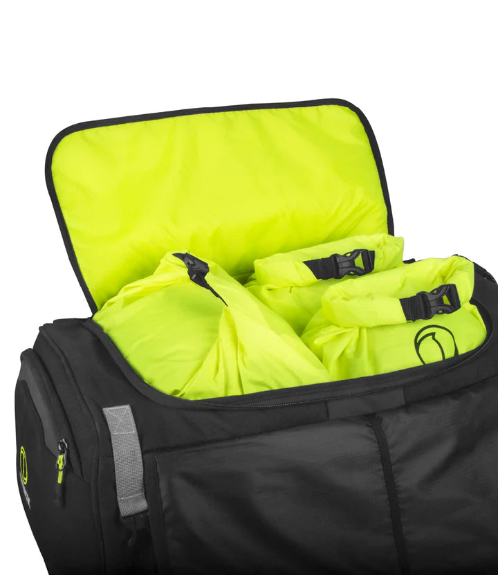 RYNOX NAVIGATOR TAIL BAG 50L - BLACK HI-VIZ GREEN