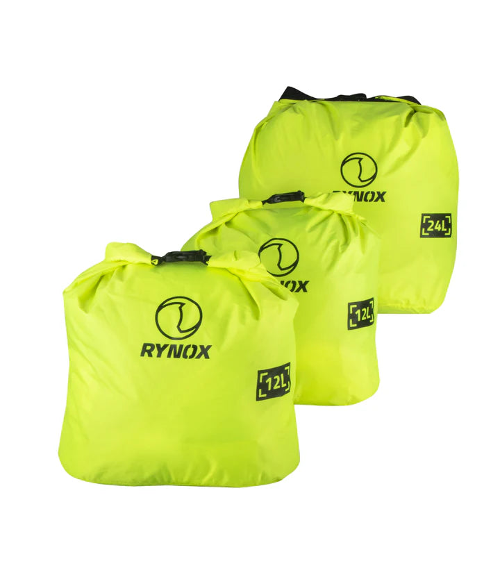 RYNOX NAVIGATOR TAIL BAG 50L - BLACK HI-VIZ GREEN