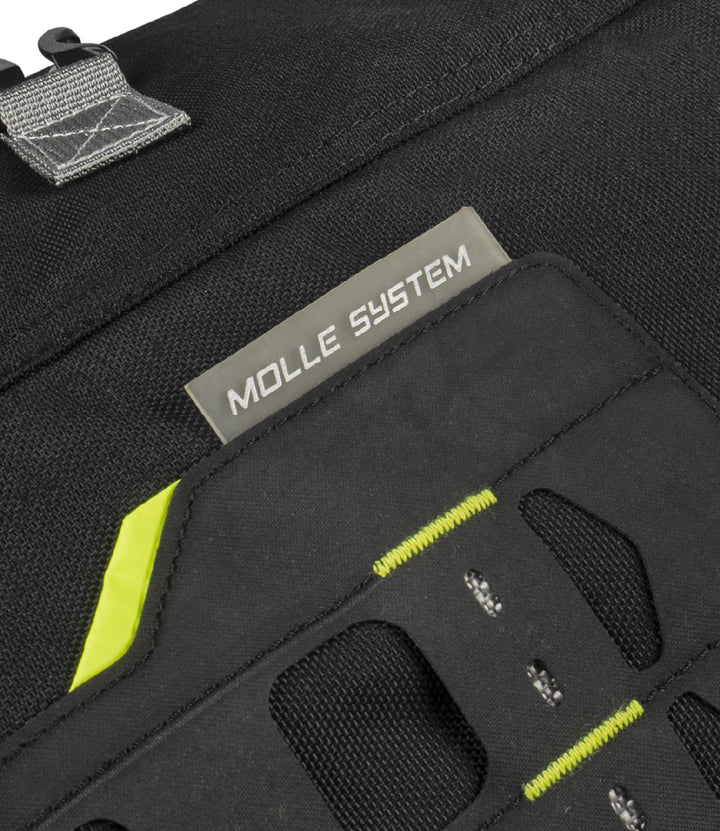 RYNOX NAVIGATOR TAIL BAG 50L - BLACK HI-VIZ GREEN