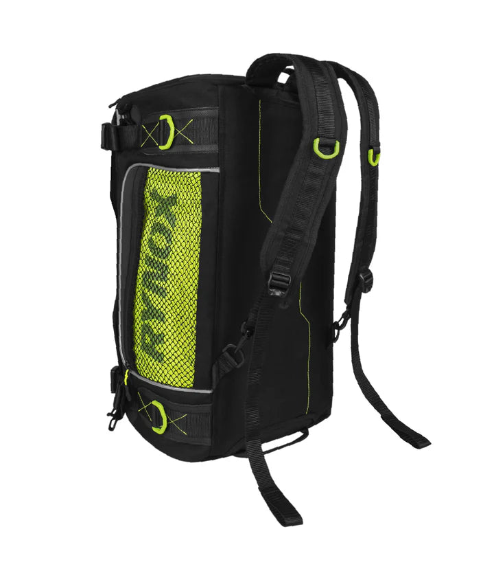RYNOX NAVIGATOR TAIL BAG 50L - BLACK HI-VIZ GREEN