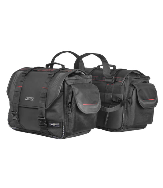 RYNOX OPTIMUS SADDLEBAGS 60L STORMPROOF - BLACK