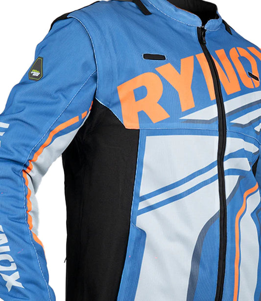 RYNOX DUNE NEO TRAIL OFFROAD JACKET - BLUE ORANGE