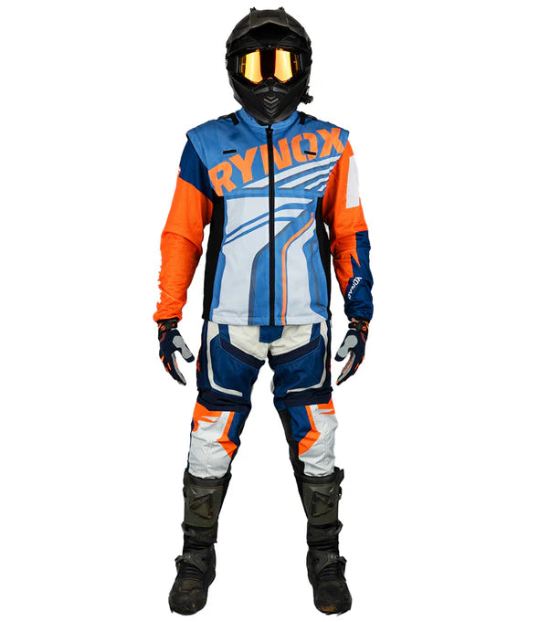 RYNOX DUNE NEO TRAIL OFFROAD JACKET - BLUE ORANGE
