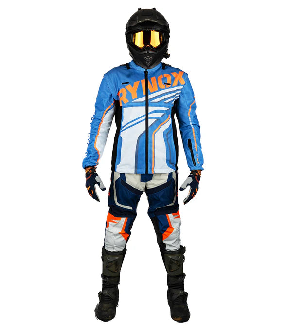 RYNOX DUNE NEO TRAIL OFFROAD JACKET - BLUE ORANGE