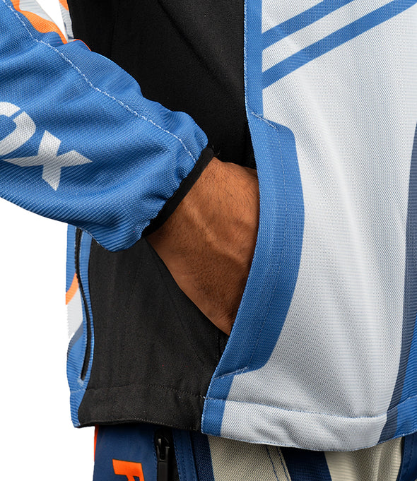 RYNOX DUNE NEO TRAIL OFFROAD JACKET - BLUE ORANGE