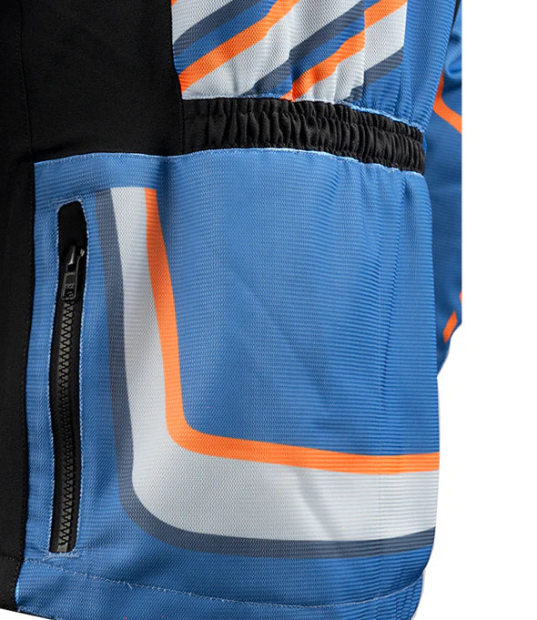 RYNOX DUNE NEO TRAIL OFFROAD JACKET - BLUE ORANGE