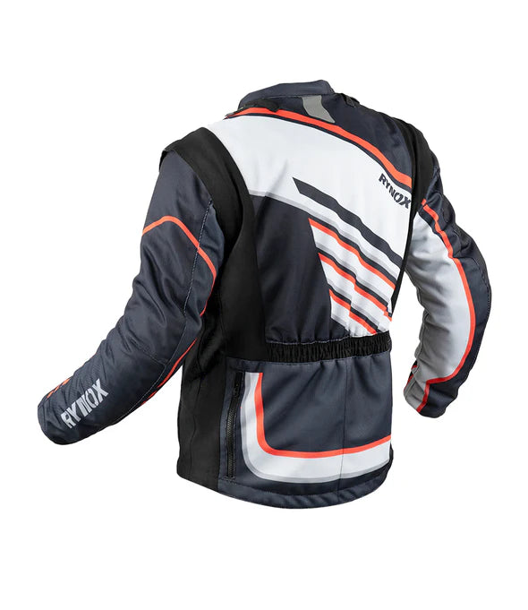 RYNOX DUNE NEO TRAIL OFFROAD JACKET - BLACK RED